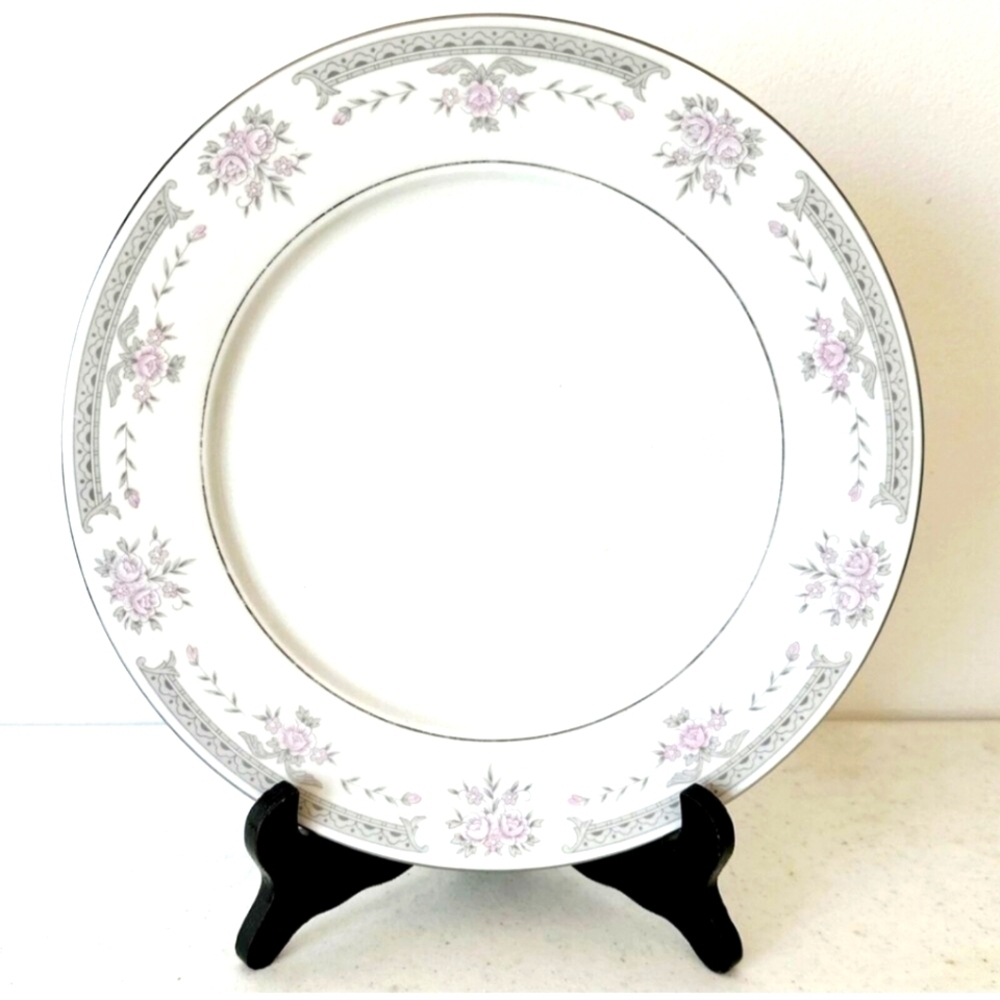 Dynasty Fine China Colleen 1008-20 Lot Of 4 Dinner Plates 8" Set of 4